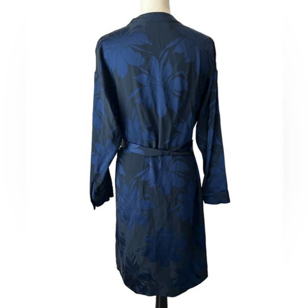 Diane Von Furstenberg Blue Floral Mini Dress - Picture 3 of 7
